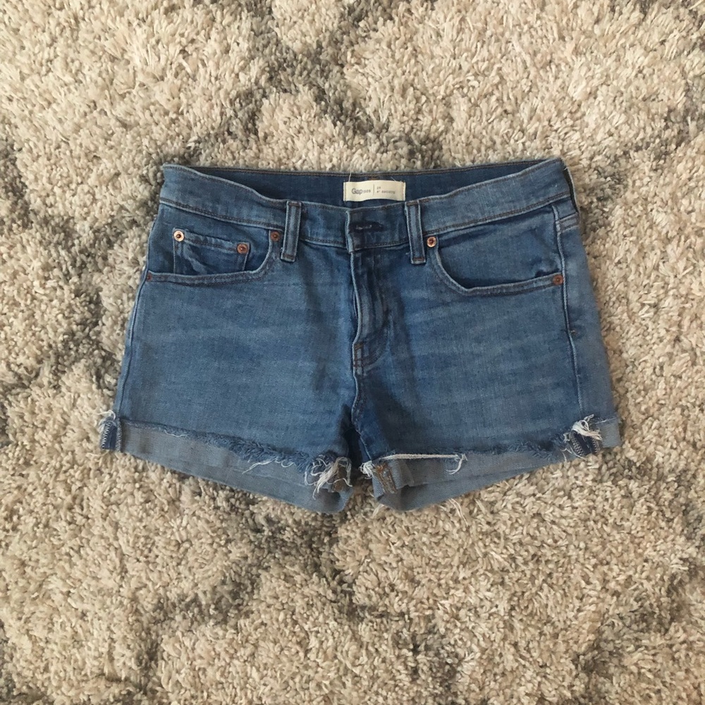 Denim jean shorts